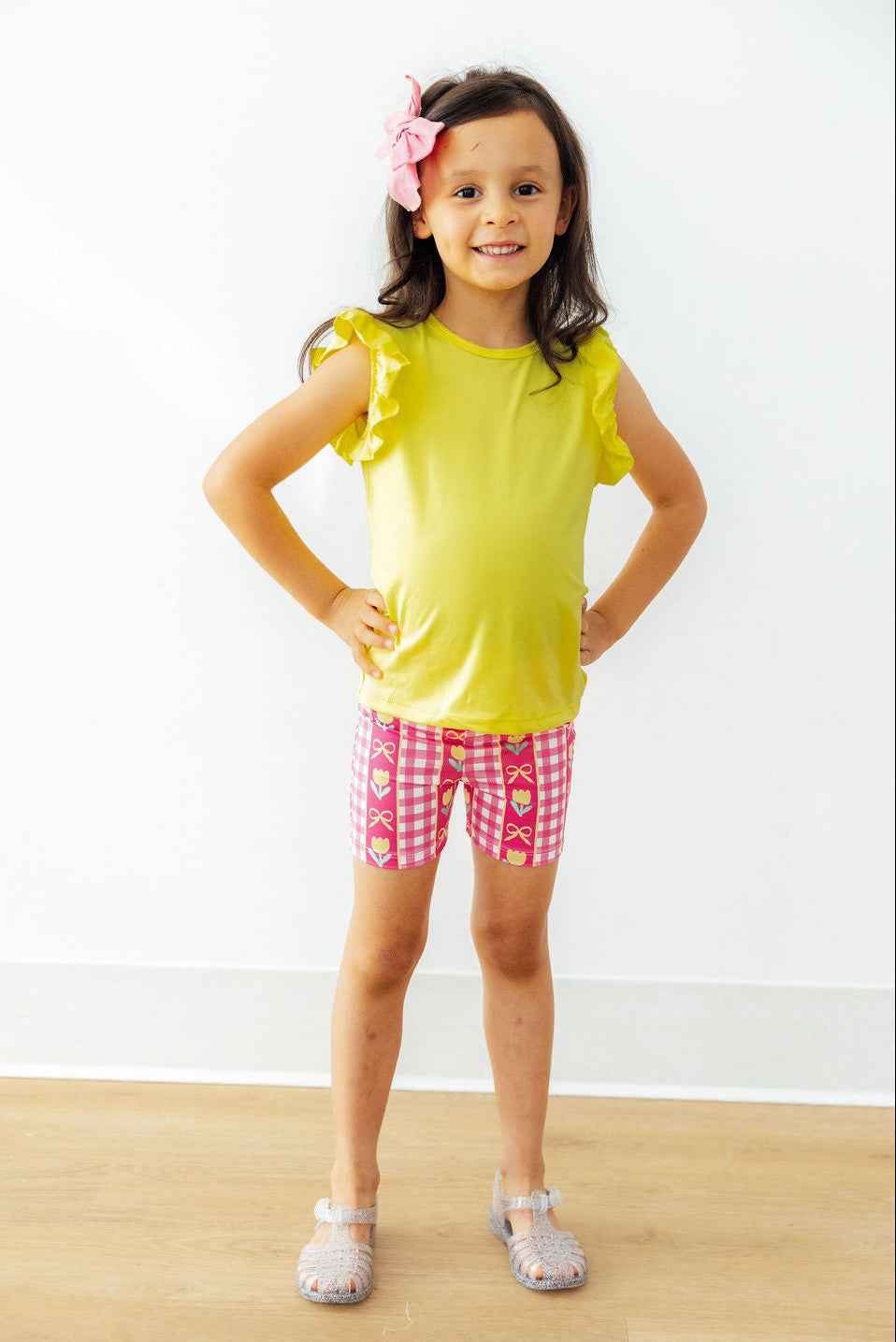 I Love You Tulip Much Twirl Shorts