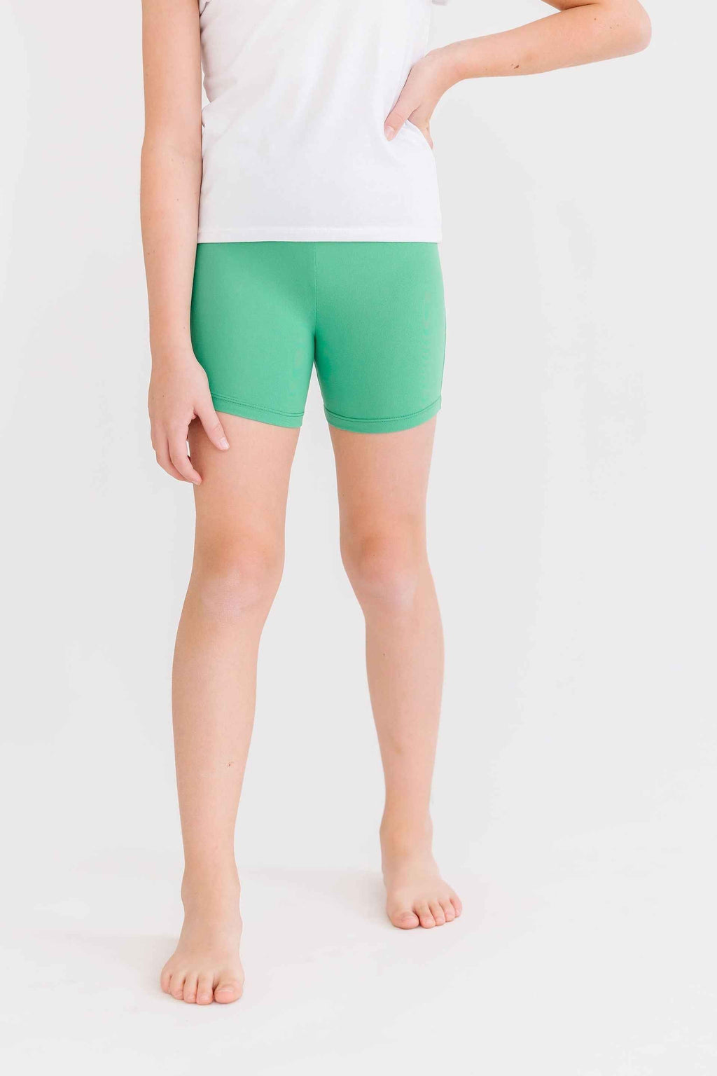 Kelly Green Twirl Shorts
