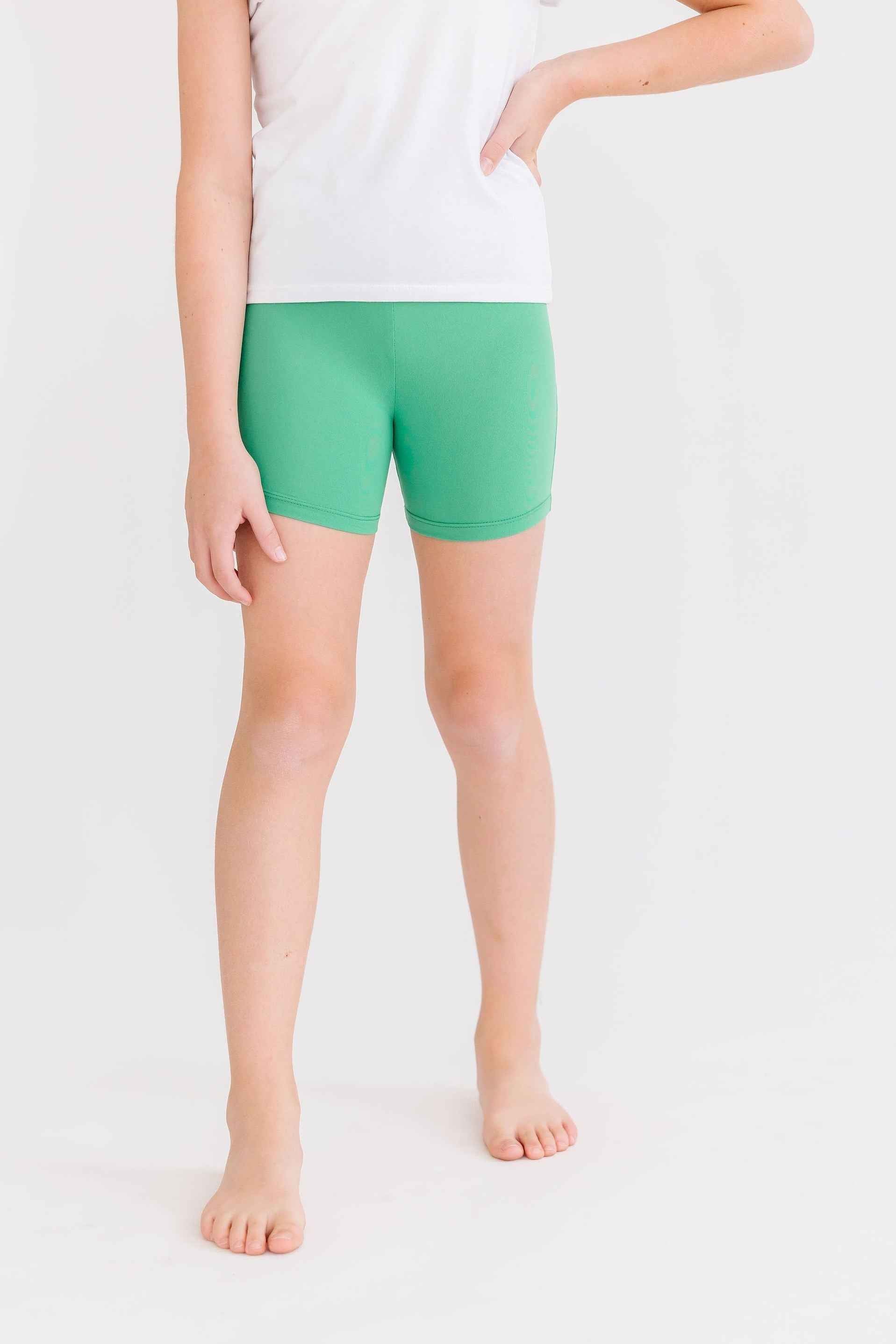 Kelly Green Twirl Shorts