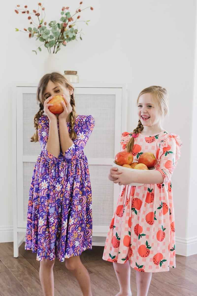 No Bad Days 3/4 Sleeve Pocket Twirl Dress