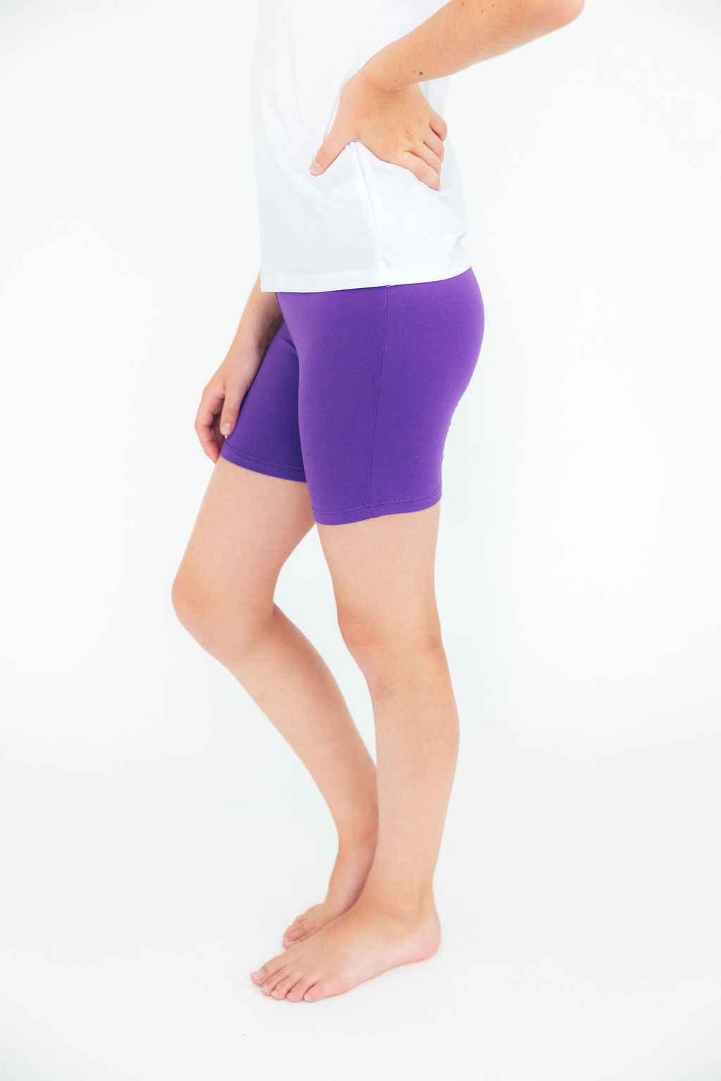 Purple Twirl Shorts
