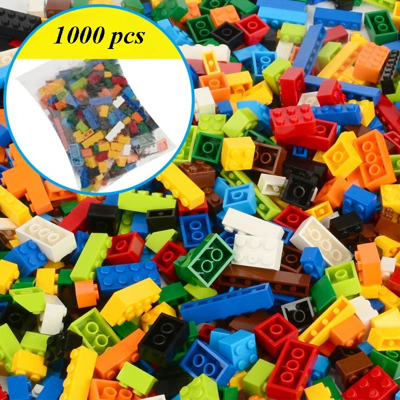 DIY creative building blocks big set City classic building blocks assemble boys and girls birthday gift children's educational t