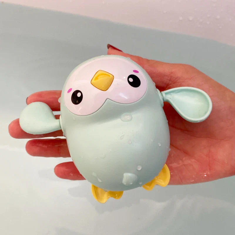 Baby Bath Toys – Cute Duck, Penguin & Egg Water Spray Sprinklers for Kids, Fun Bath & Swimming Shower Toys
