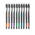 10/20 Pcs Family pack toothbrush, Bamboo Charcoal Soft fur Toothbrush, Travel Carry，Color random