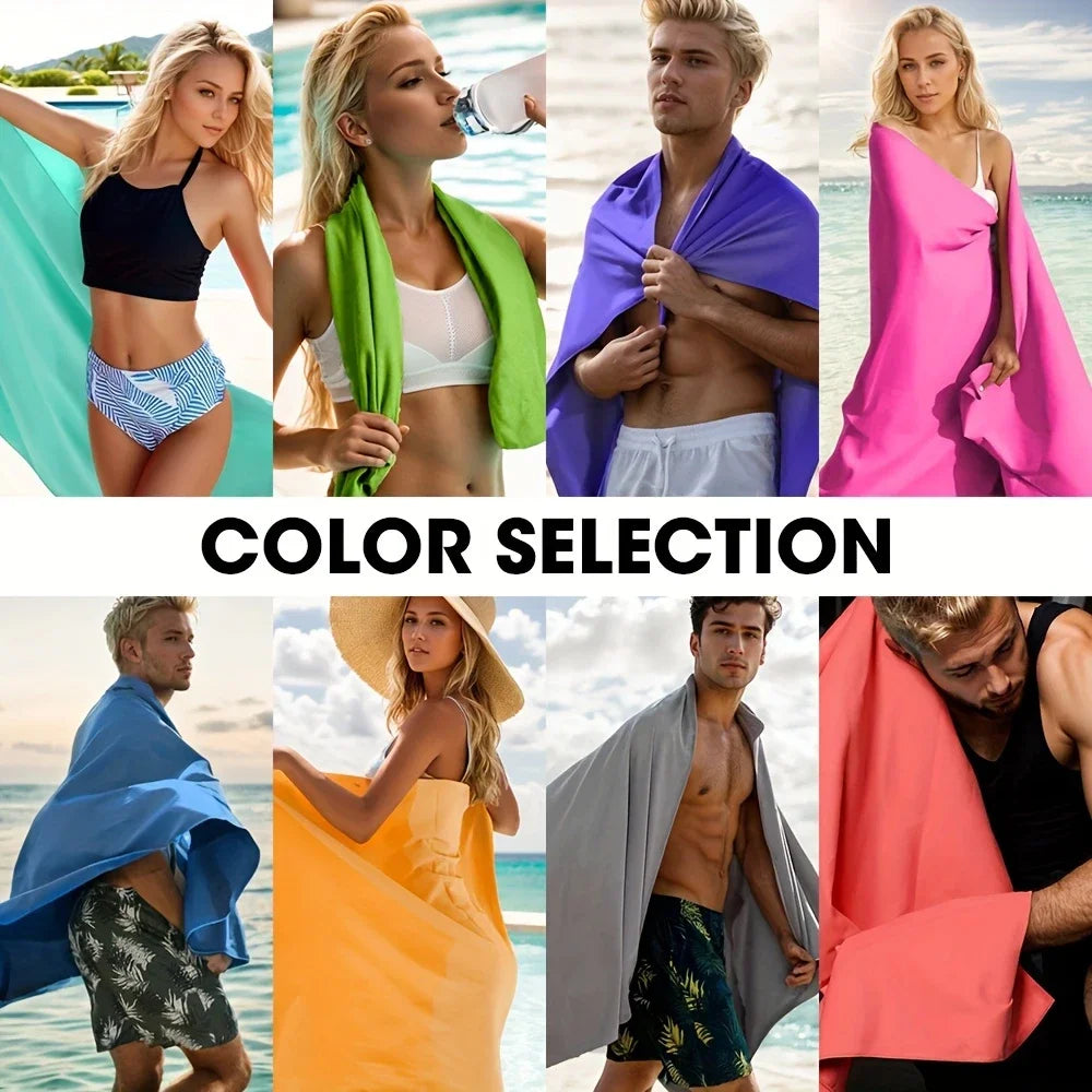 1-psc Microfiber Travel Towel, Quick Dry Towel Super Absorbent Compact Lightweight l for Beach, Gym, Pool, Bath, Yoga