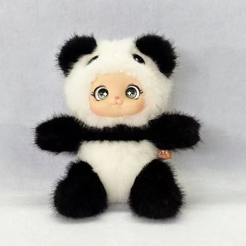 18cm Kawaii Animal Plush Toys – Cute Vinyl Face Rabbit, Bear & Sheep Pendant for Kids, Bag Charm & Gift for Animal Lovers
