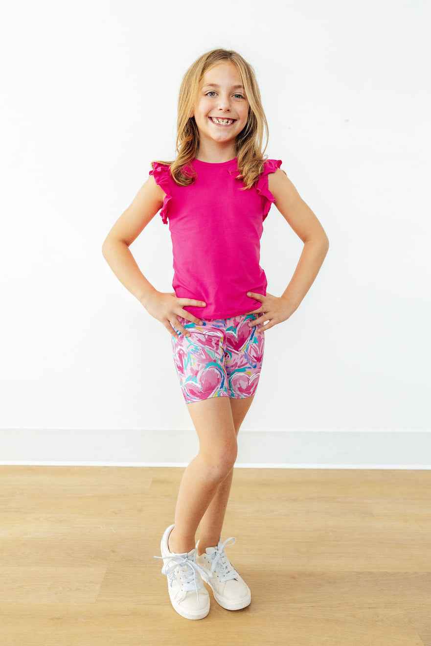 Sweetheart Scribbles Twirl Shorts