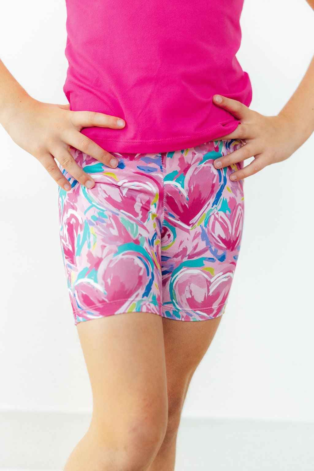 Sweetheart Scribbles Twirl Shorts
