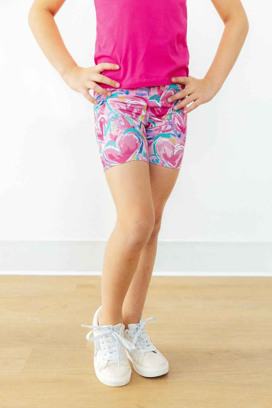 Sweetheart Scribbles Twirl Shorts