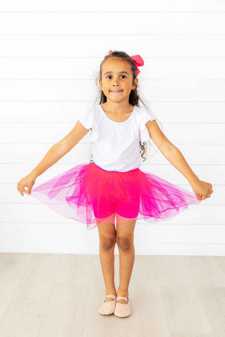 Hot Pink Tutu Shorts