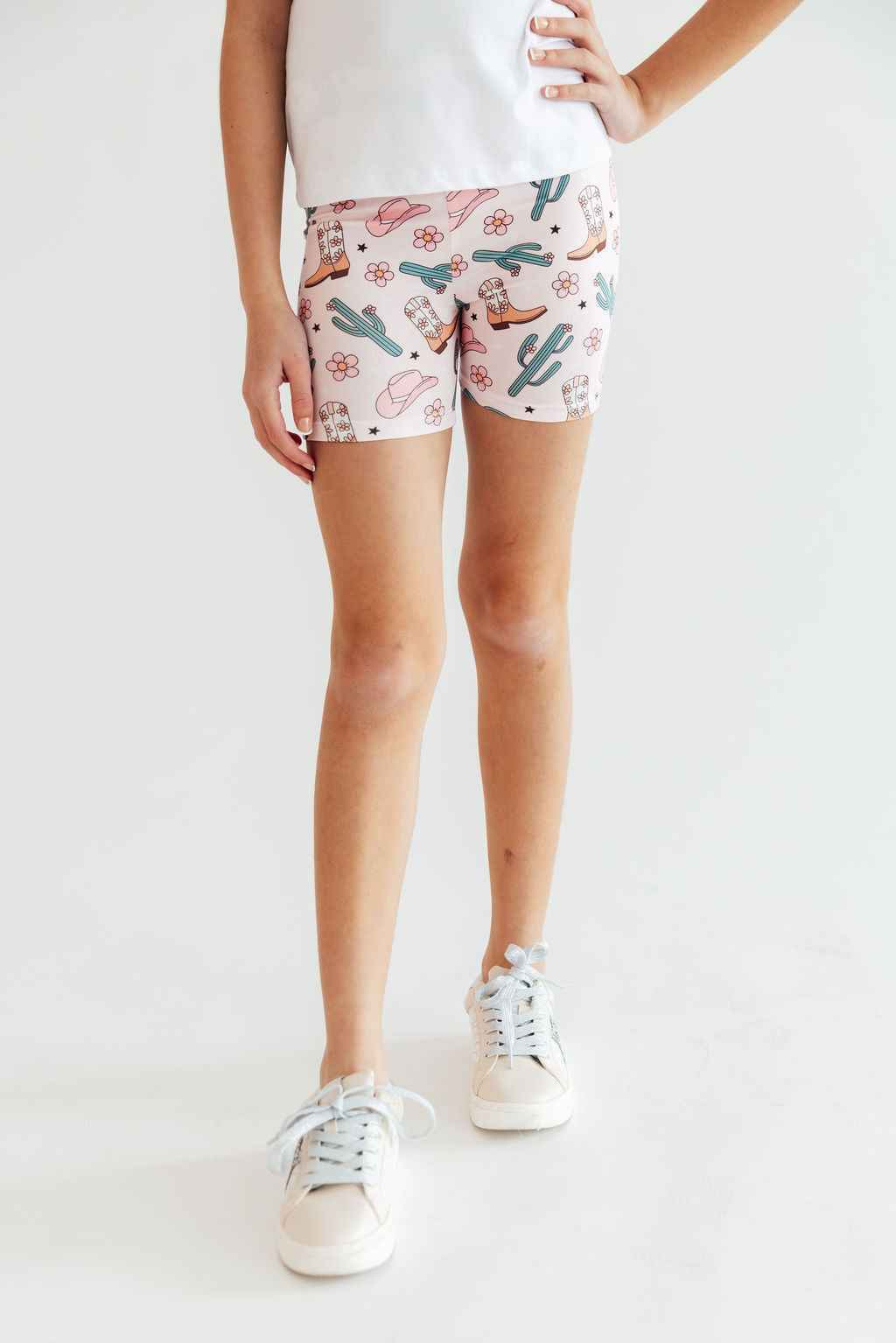 Cactus Cowgirl Twirl Shorts
