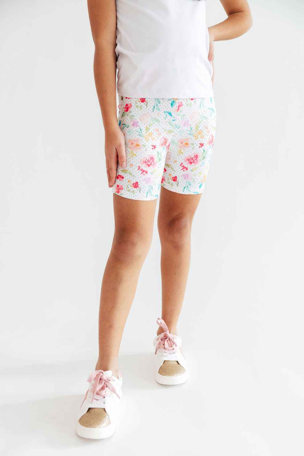 Painted Posies Twirl Shorts