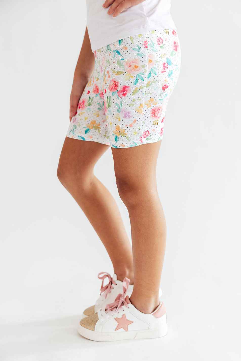 Painted Posies Twirl Shorts